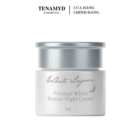 Kem dưỡng trắng da ban đêm - TENAMYD WHITE LAGOON PRESTIGE WHITE REPAIR NIGHT CREAM/ Lọ / 60g