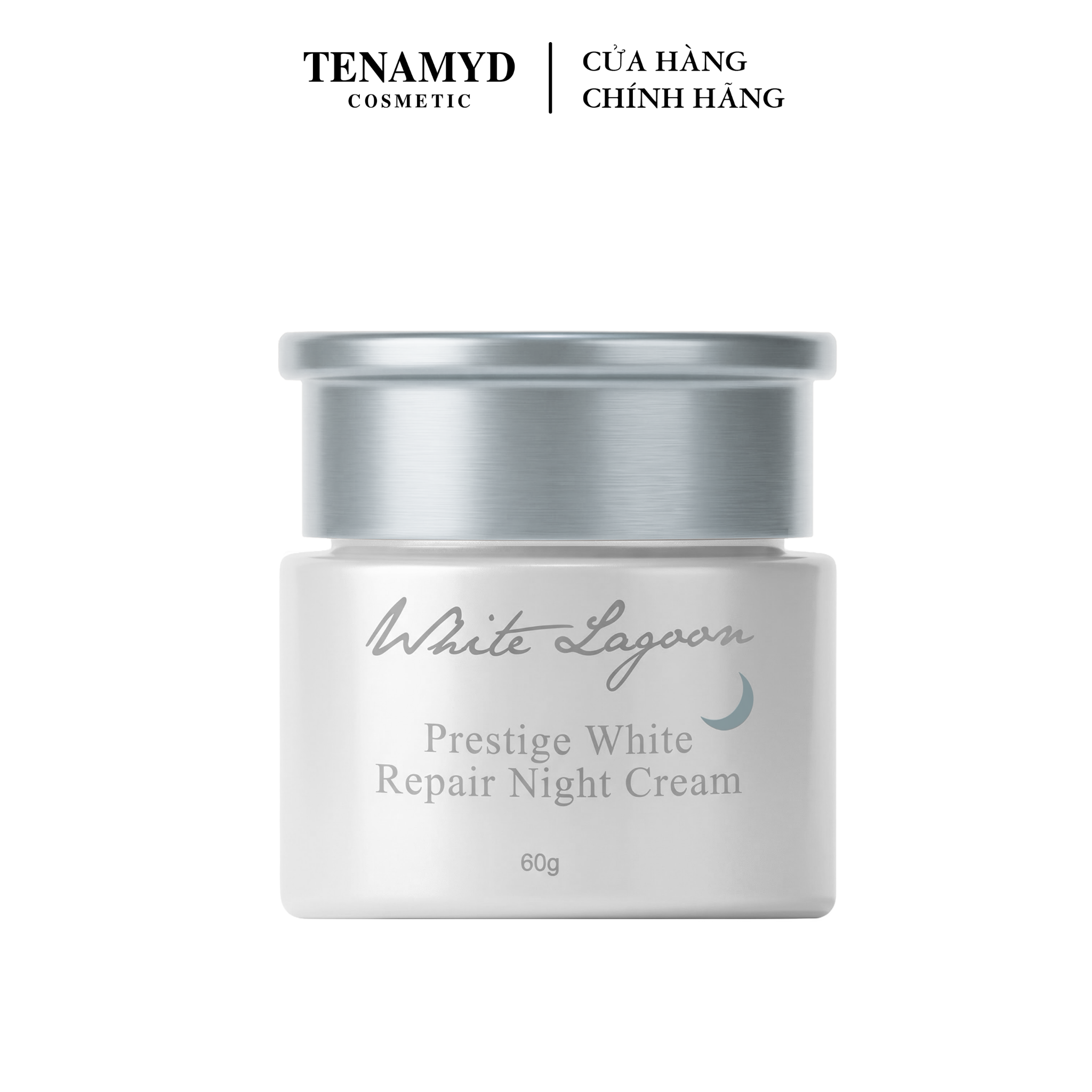 Kem dưỡng trắng da ban đêm - TENAMYD WHITE LAGOON PRESTIGE WHITE REPAIR NIGHT CREAM/ Lọ / 60g