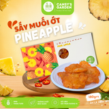 Hộp 180gr - Vị Muối Ớt Dứa Sấy Dẻo