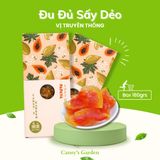 Hộp 180gr - Vị Truyền Thống Đu Đủ Sấy Dẻo