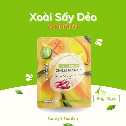 Túi 40gr - Vị Muối Ớt Xoài Sấy Dẻo