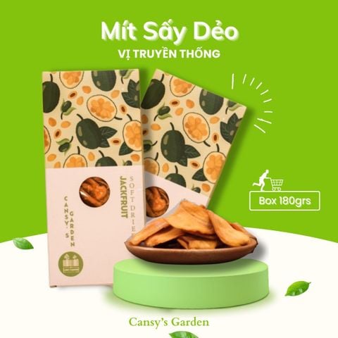 Hộp 180gr - Vị Truyền Thống Mít Sấy Dẻo