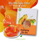 Hộp Quà Trái Cây Sấy Dẻo 4 Vị 320gr (Xoài, Dứa, Chanh Dây, Đu Đủ)