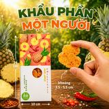 Hộp 180gr - Vị Muối Ớt Dứa Sấy Dẻo