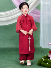 Set áo dài cách tân bé gái Econice Minh Yên