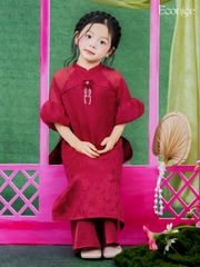 Set áo dài cách tân bé gái Econice Uyển Nhi