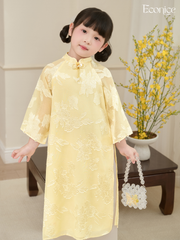 Set áo dài cách tân bé gái Econice Uyển Mai