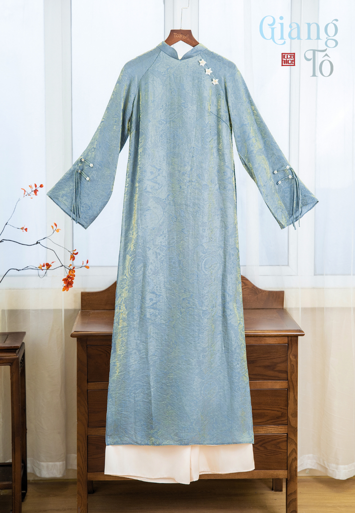 Set áo dài cách tân nữ Econice Giang Tô