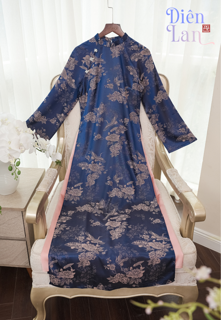 Set áo dài cách tân nữ Econice Diên Lan