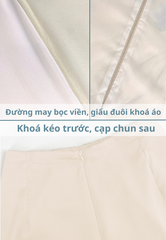 Set áo dài cách tân nữ Econice Giang Tô
