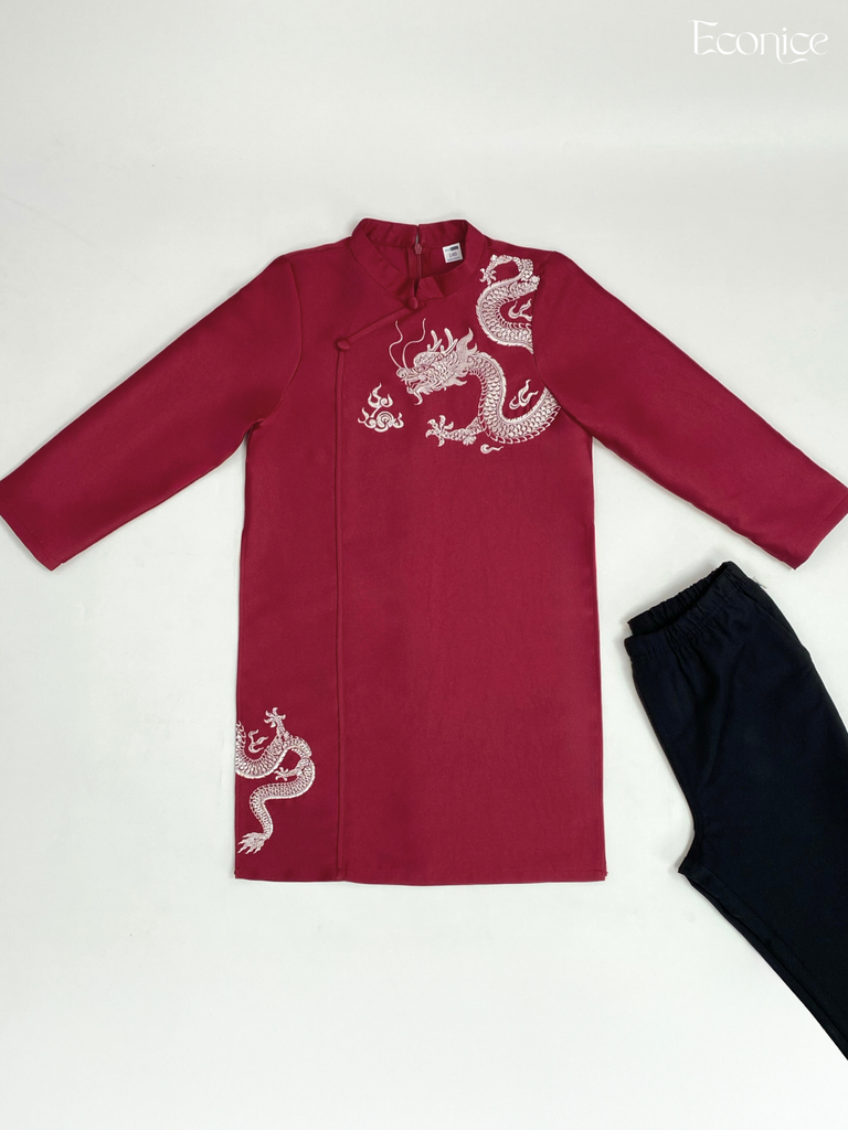 Áo dài cách tân bé trai Econice Minh Vương