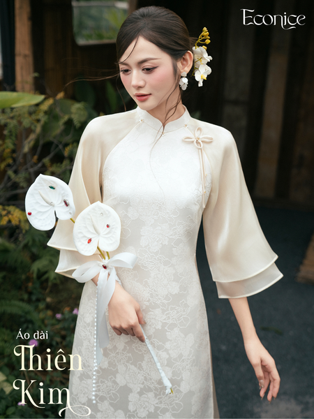 Set áo dài cách tân nữ Econice Thiên Kim