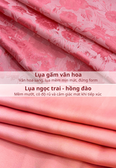 Set áo dài cách tân nữ Econice Uyển Hoa