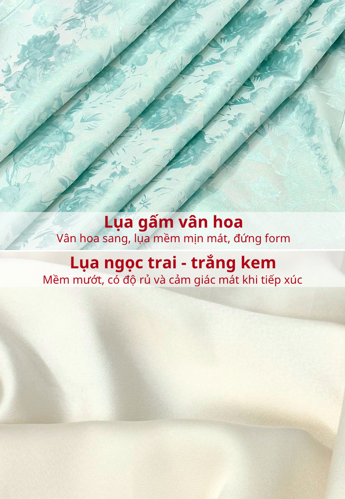 Set áo dài cách tân nữ Econice Hạ Lam
