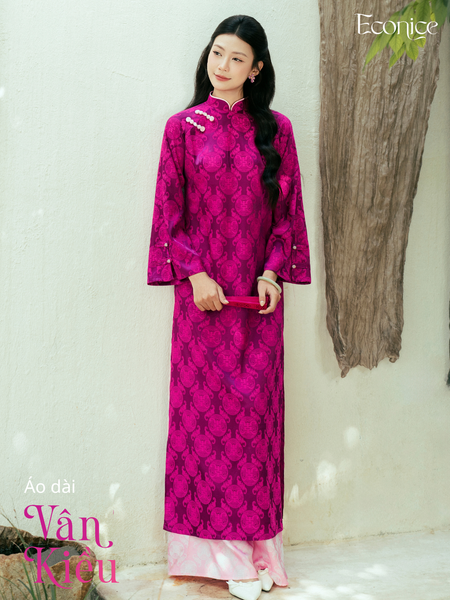 Set áo dài cách tân nữ Econice Vân Kiều