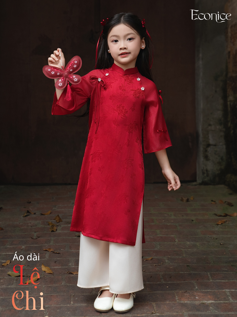 Áo dài cách tân bé gái Econice Lệ Chi