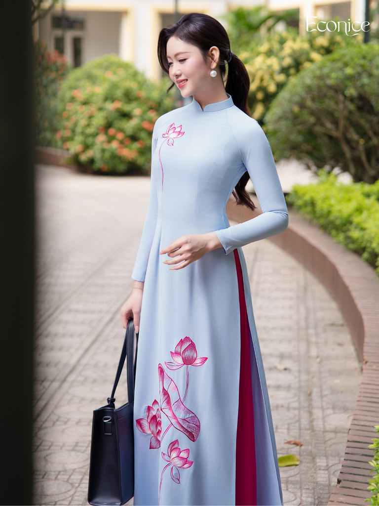 Set áo dài nữ truyền thống Econice Mai Trang