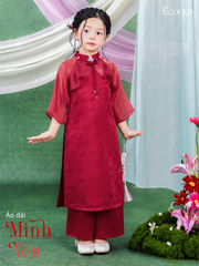 Set áo dài cách tân bé gái Econice Minh Yên
