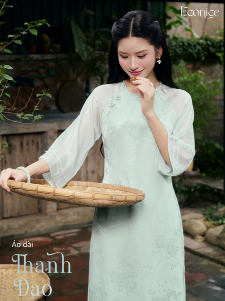 Set áo dài cách tân nữ Econice Thanh Dao