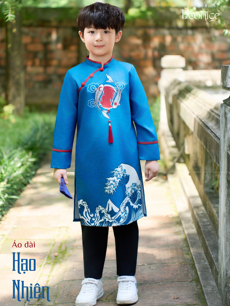 Áo dài cách tân bé trai Econice Hạo Nhiên