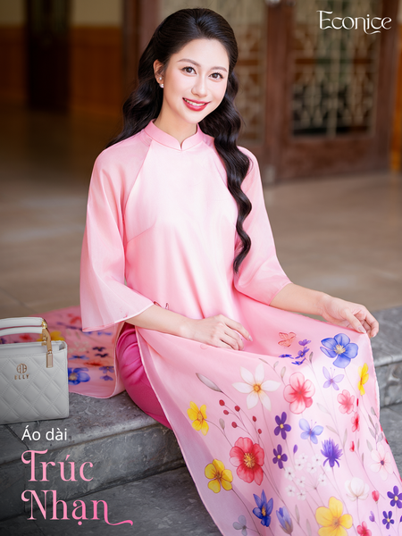 Set áo dài cách tân nữ Econice Trúc Nhạn