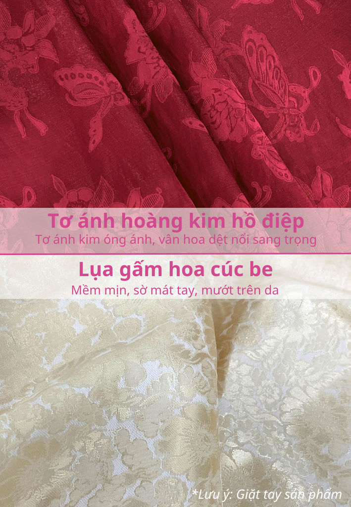 Set áo dài cách tân nữ Econice Phượng Uyển