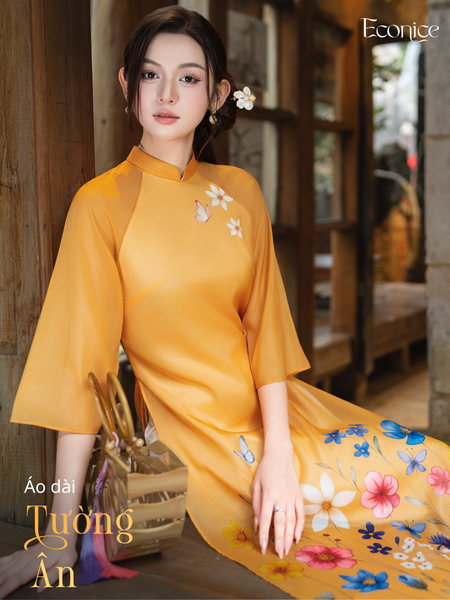 Set áo dài cách tân nữ Econice Tường Ân