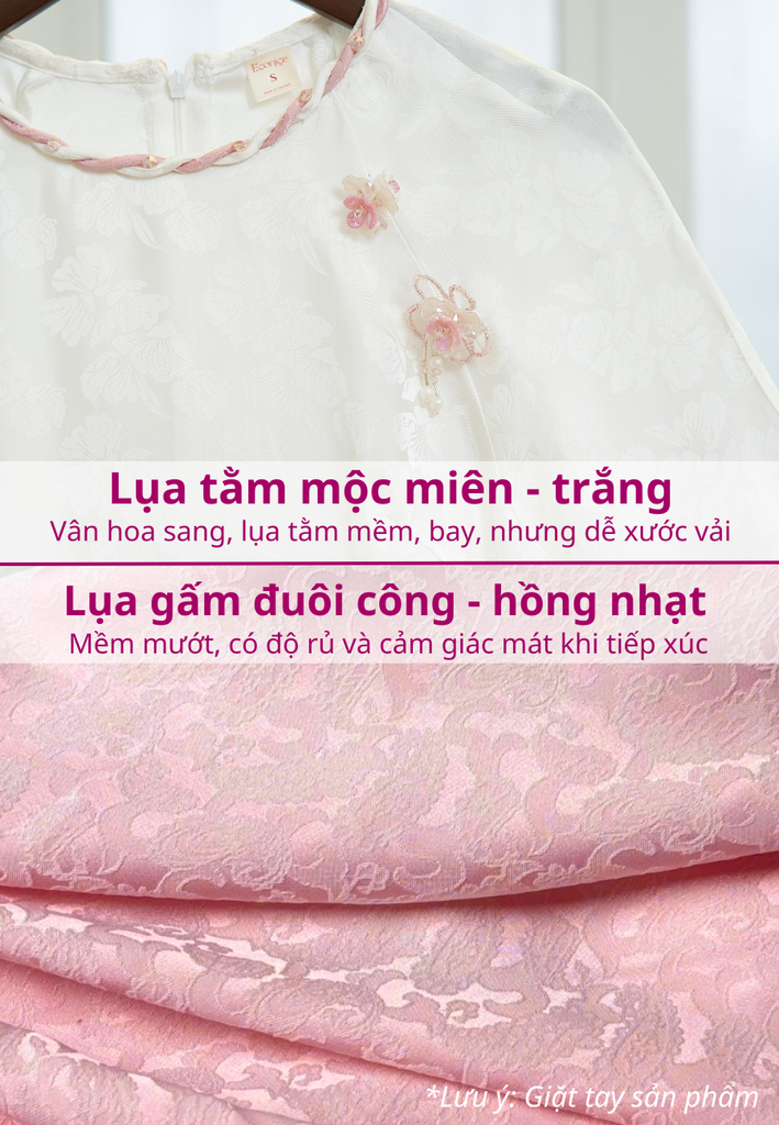 Set áo dài cách tân nữ Econice Mỹ Tiên