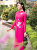 Set áo dài nữ truyền thống Econice Quế Hoa