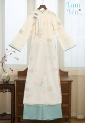 Set áo dài cách tân nữ Econice Lam Yên