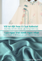 Set áo dài cách tân nữ Econice Lam Yên