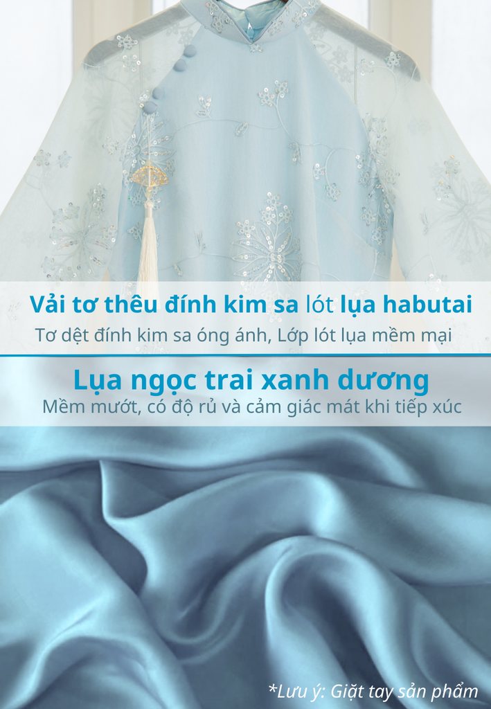 Set áo dài cách tân nữ Econice Vân Linh