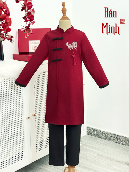 Áo dài cách tân bé trai Econice Bảo Minh