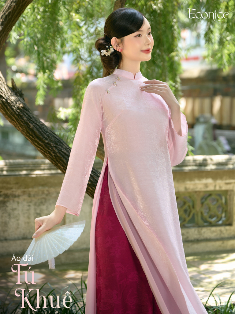 Set áo dài cách tân nữ Econice Tú Khuê
