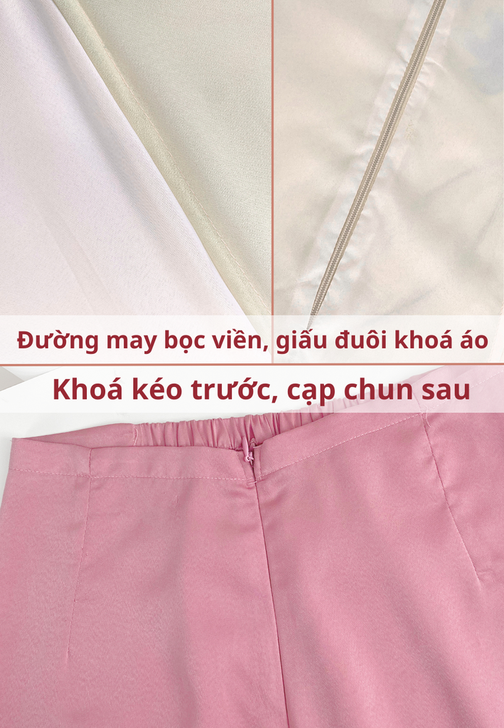 Set áo dài cách tân nữ Econice Thanh Nghi