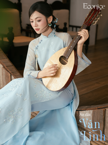 Set áo dài cách tân nữ Econice Vân Linh
