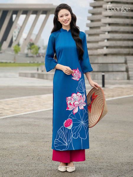Set áo dài cách tân nữ HOA Tố Nhi 2