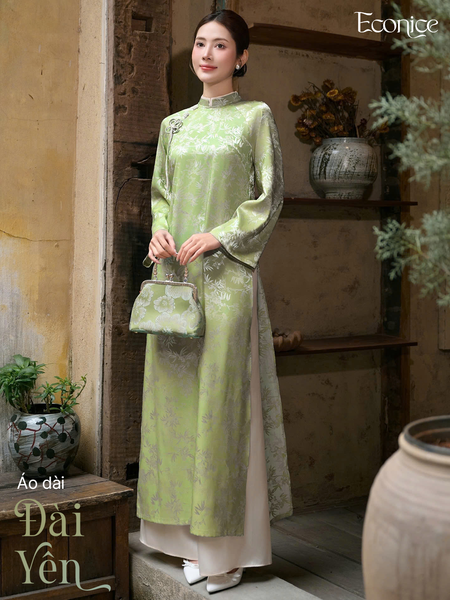 Set áo dài cách tân nữ Econice Đài Yên