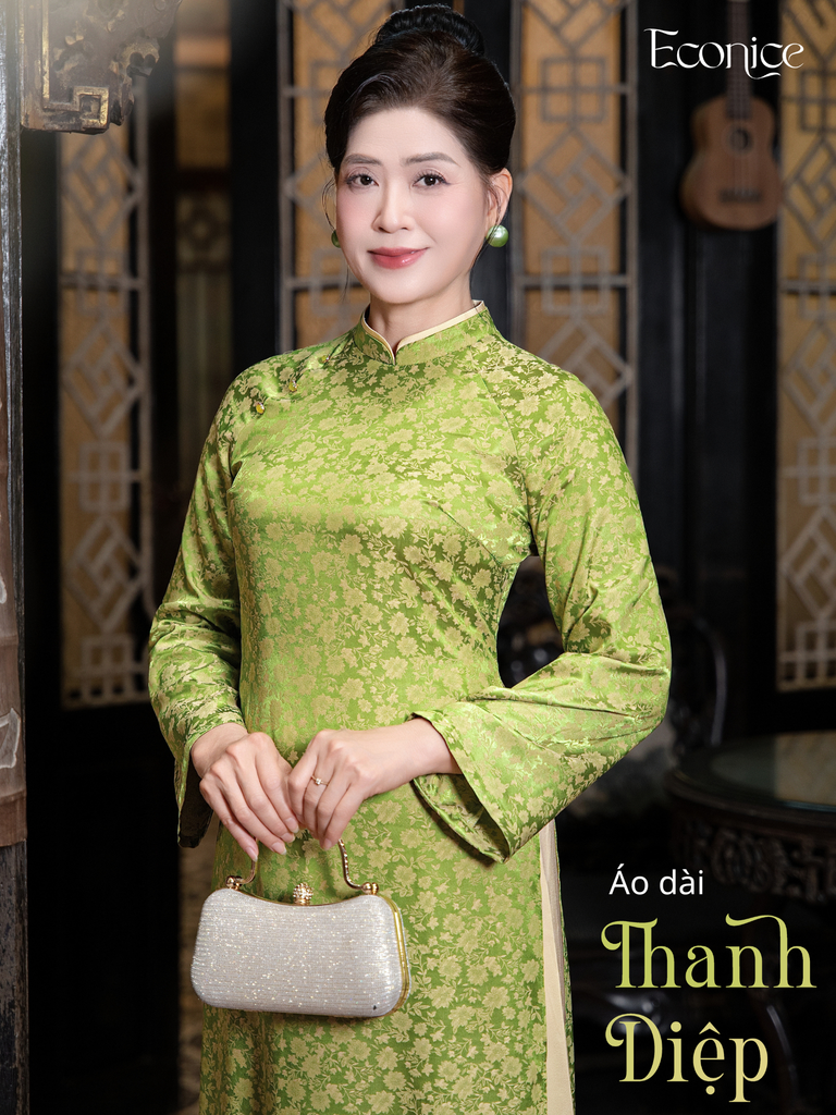 Set áo dài cách tân nữ Econice Thanh Diệp