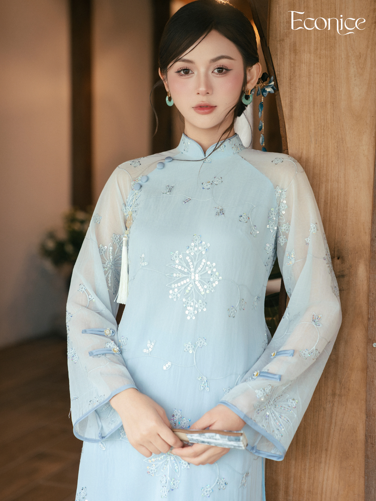 Set áo dài cách tân nữ Econice Vân Linh