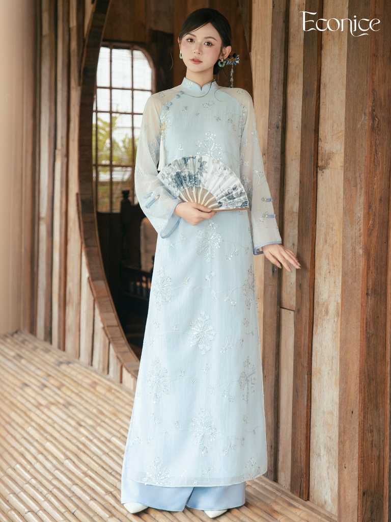Set áo dài cách tân nữ Econice Vân Linh