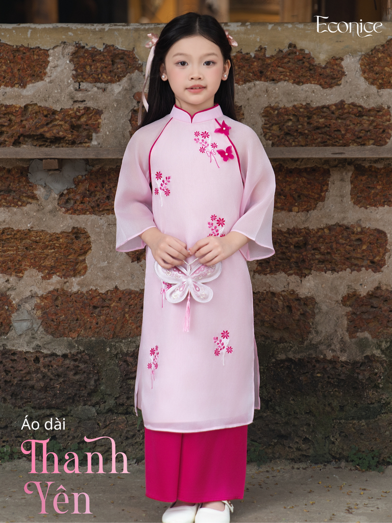 Áo dài cách tân bé gái Econice Thanh Yên