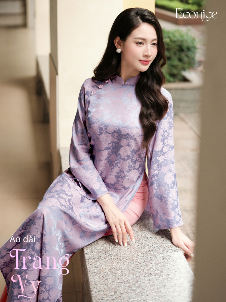 Set áo dài cách tân nữ Econice Trang Vy