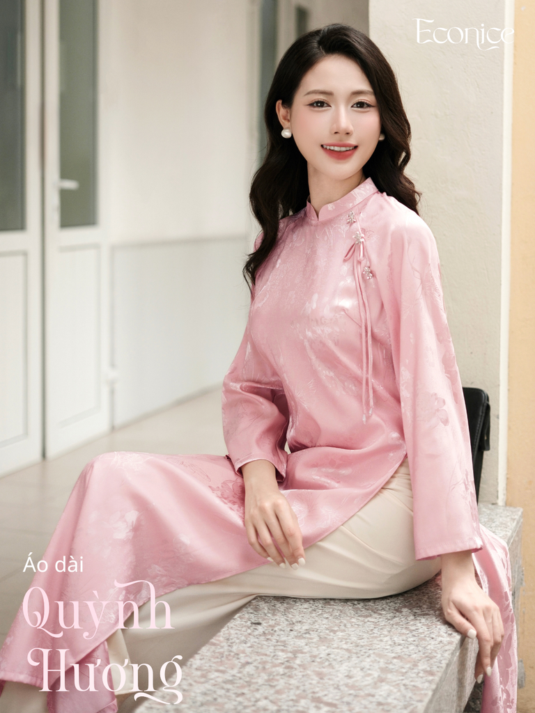 Set áo dài cách tân nữ Econice Quỳnh Hương
