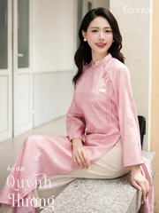 Set áo dài cách tân nữ Econice Quỳnh Hương