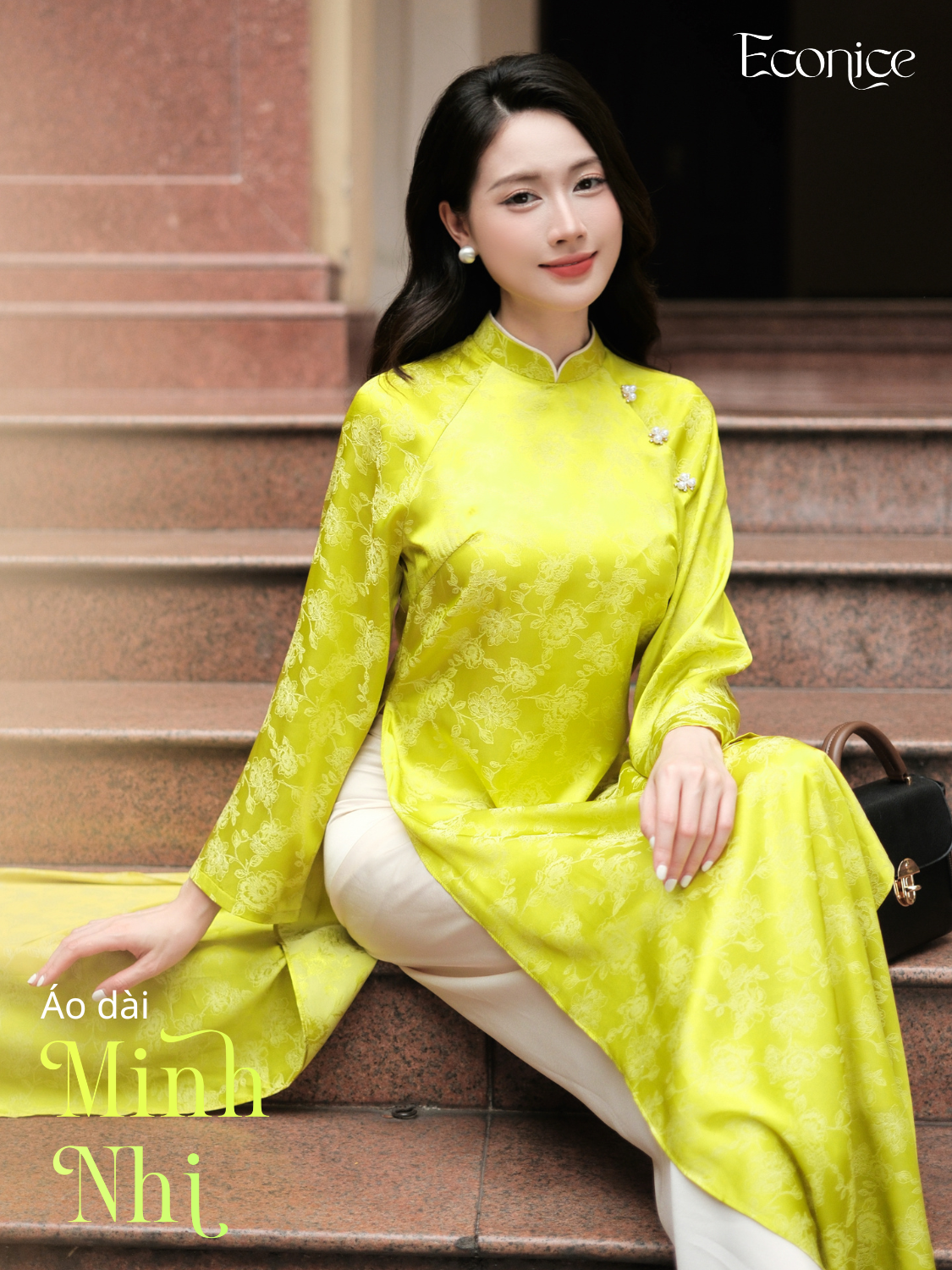 Set áo dài cách tân nữ Econice Minh Nhi