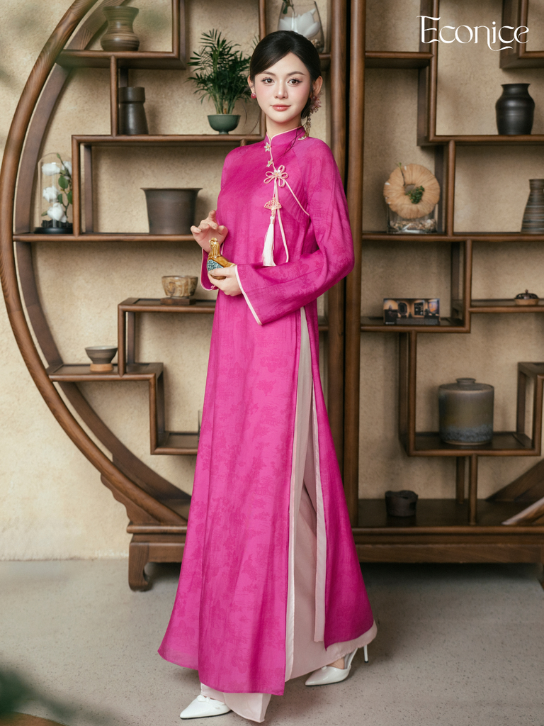 Set áo dài cách tân nữ Econice Thanh Nghi
