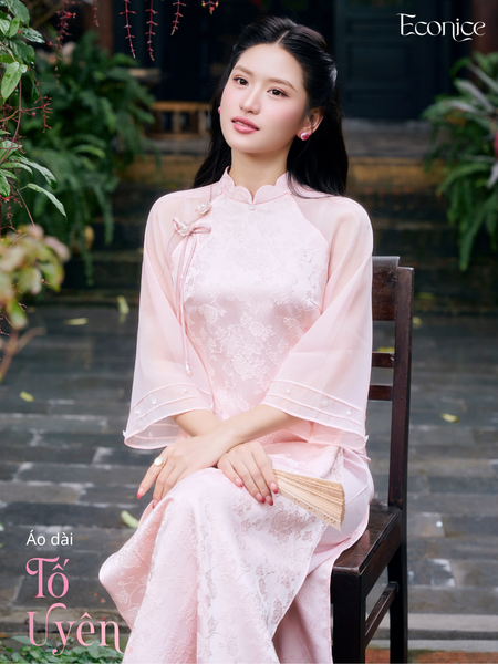 Set áo dài cách tân nữ Econice Tố Uyên