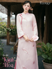 Set áo dài cách tân nữ Econice Kim Hoa