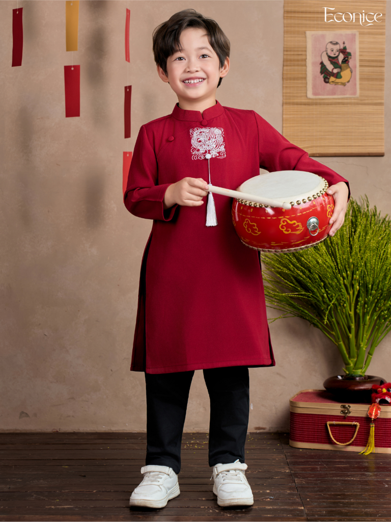 Áo dài cách tân bé trai Econice Gia Hưng
